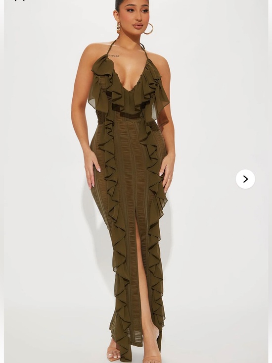 Fashion Nova Dresses & Skirts - Fashion Nova Devine Ruffle Maxi Dress